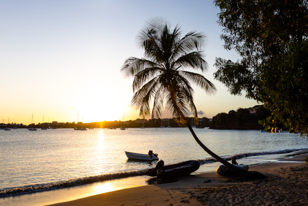 Lovely sunsets at Sandbar Grenada